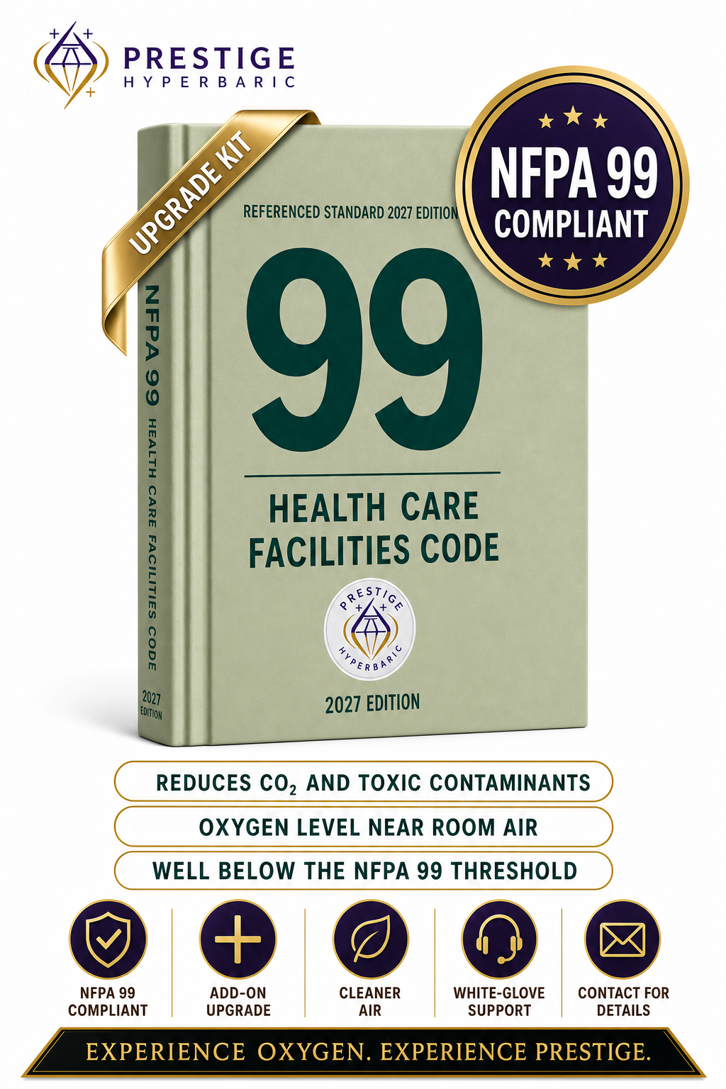 OxySafe Chamber Air Purge System for hyperbaric chambers