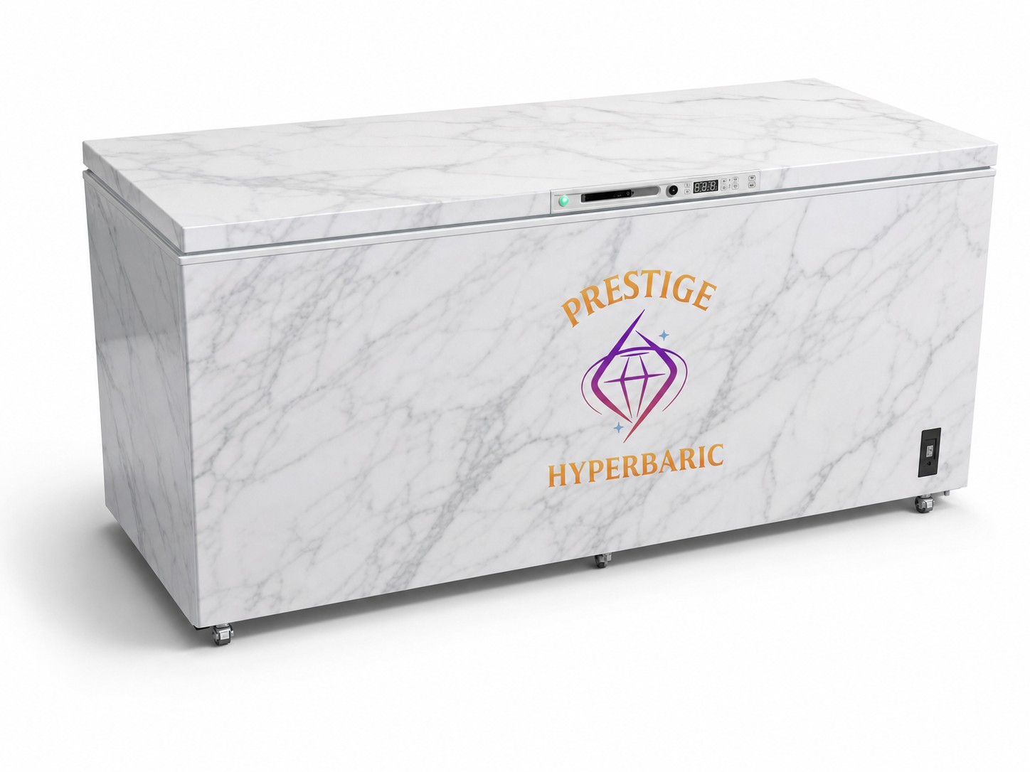 Prestige Cold Plunge Duo — 190 gallon, custom marble wrap finish