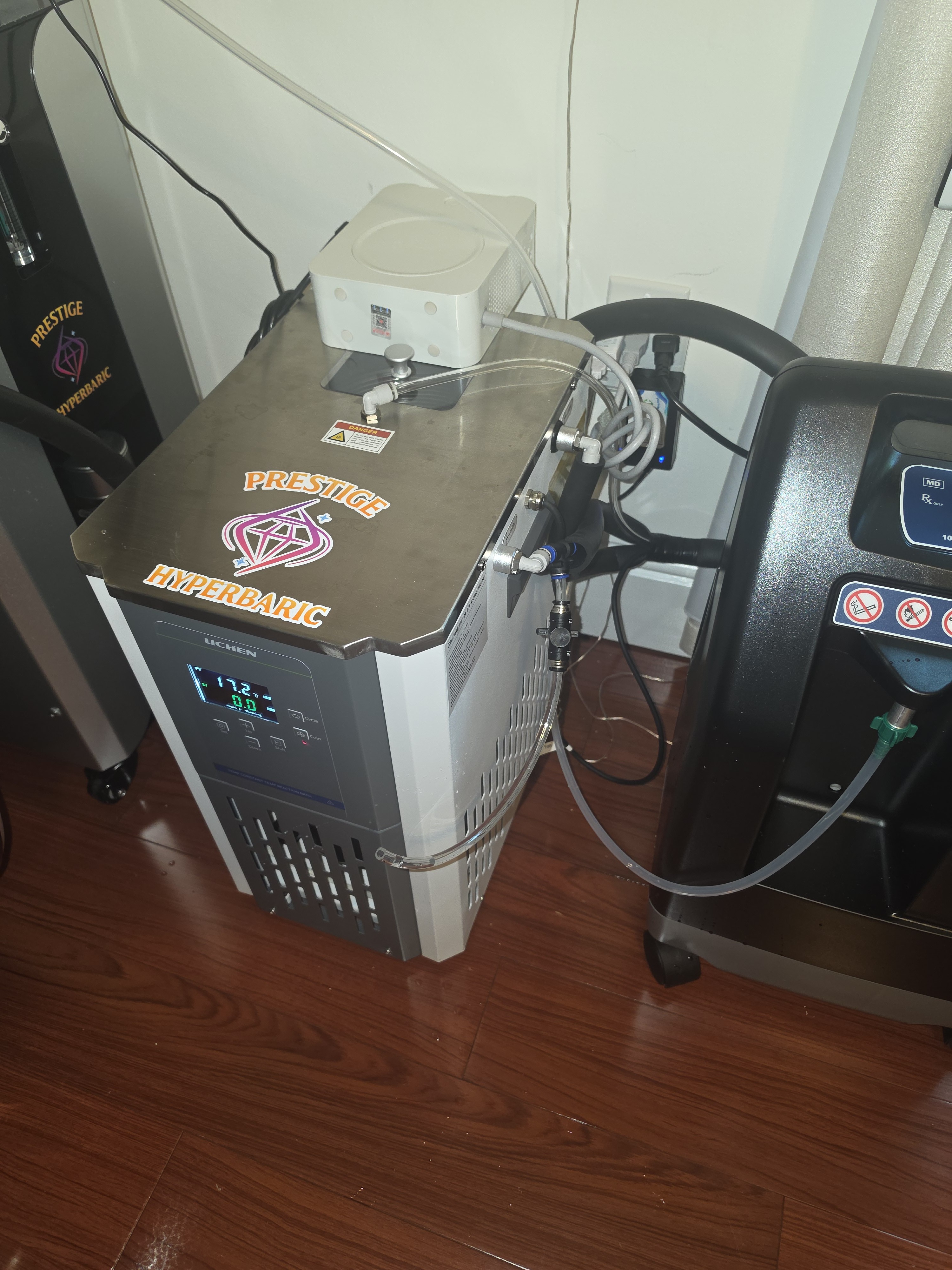 Grand Vessel installation equipment in a private wellness room