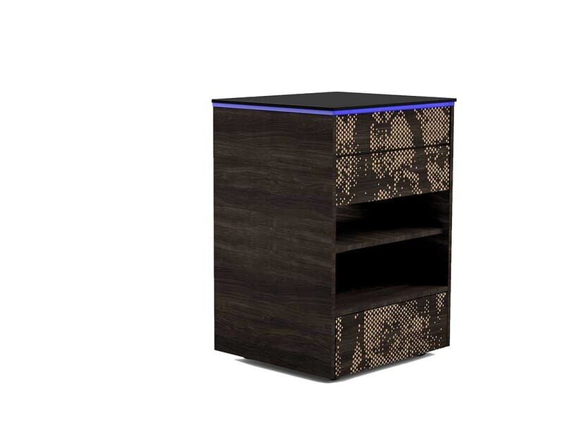 Oakworks Clodagh Spa Trolley – Canopy view 2