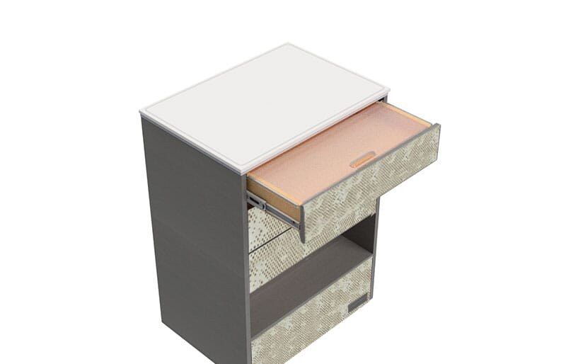 Oakworks Clodagh Spa Trolley – Canopy view 4