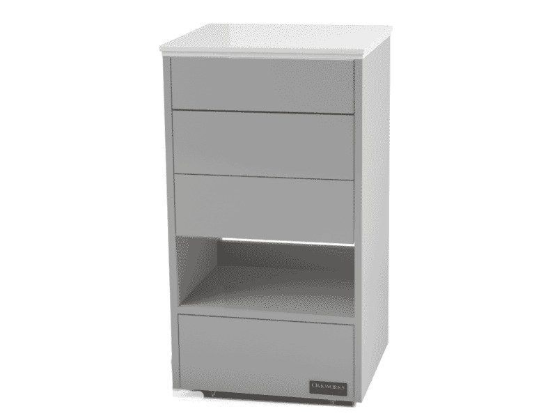 Oakworks Halo Slimline Spa Trolley view 3